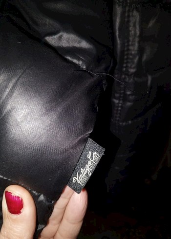 Vintage Siyah kadın Rozet - Görsel 4