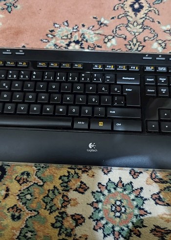 Logitech Siyah Kablolu Klavye - Görsel 2