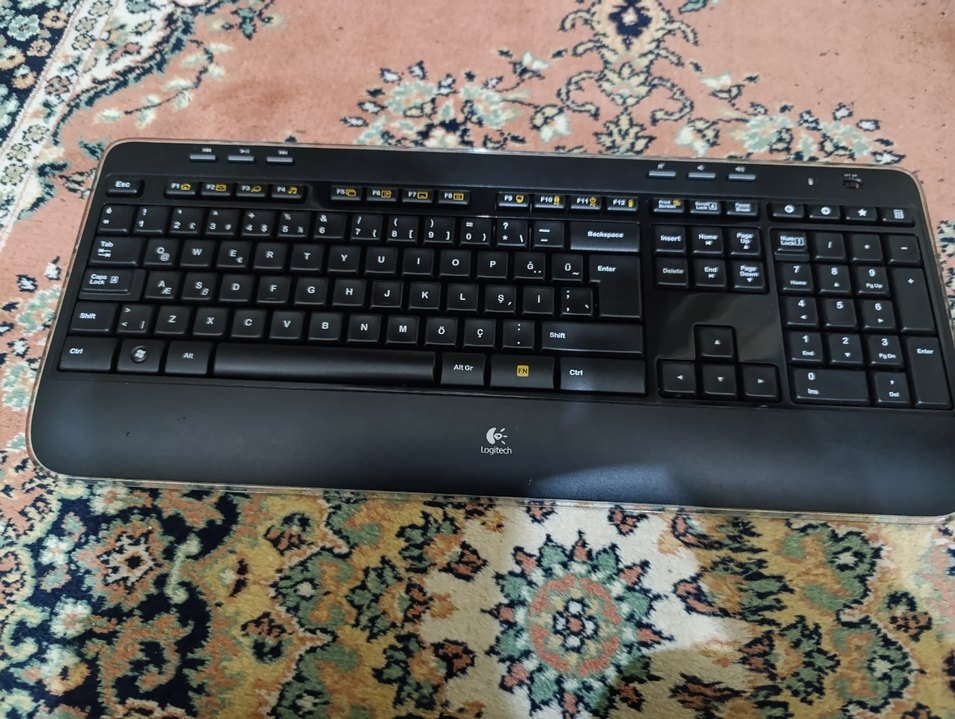 Logitech Siyah Kablolu Klavye - Görsel 2