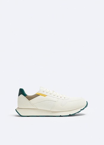 Beyaz Erkek Spor Ayakkabı - Zara 46 Beden - Görsel 14