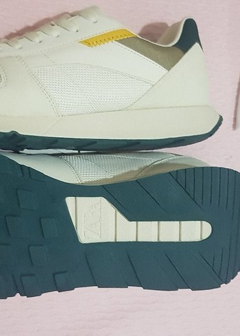 Beyaz Erkek Spor Ayakkabı - Zara 46 Beden - Görsel 5
