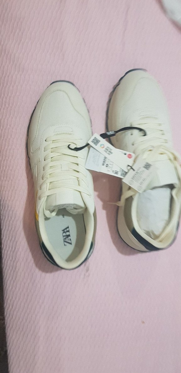 Beyaz Erkek Spor Ayakkabı - Zara 46 Beden - Görsel 2