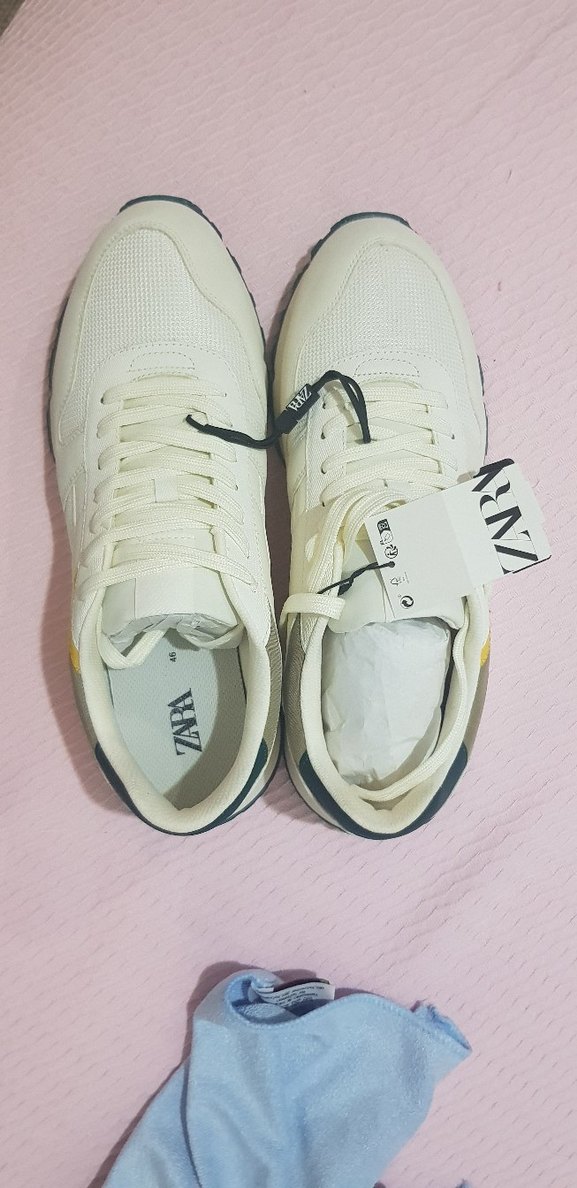 Beyaz Erkek Spor Ayakkabı - Zara 46 Beden - Görsel 3