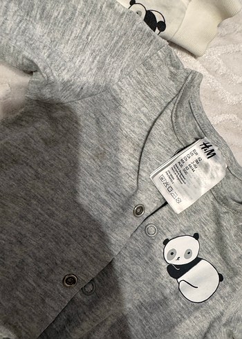 Gri  Bebek Uzun Kollu Tulum - Görsel 2