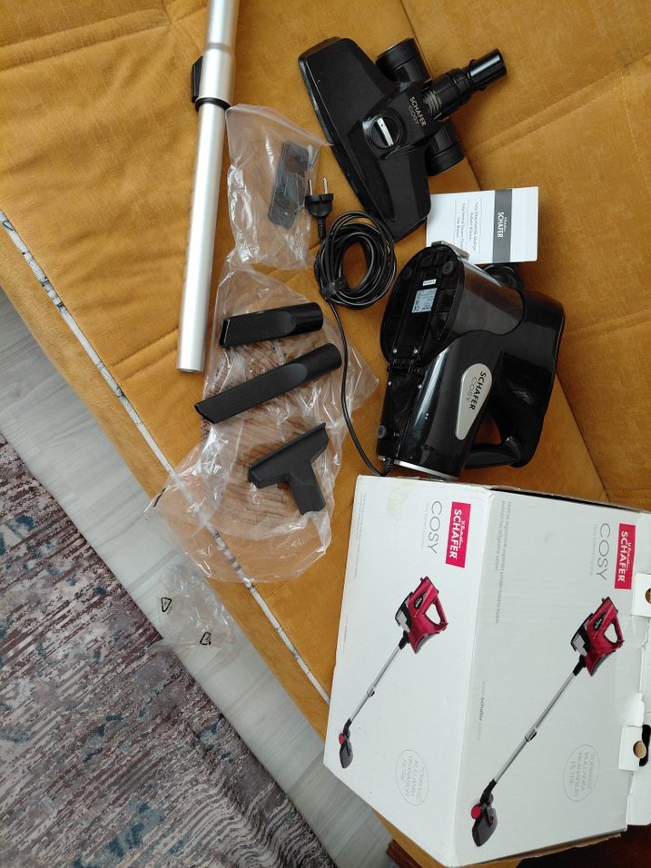 Schafer Cosy Kırmızı Elektrikli Süpürge - Görsel 2