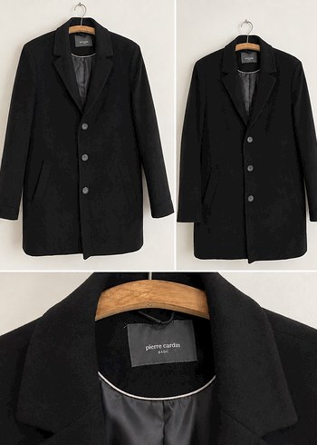 Pierre Cardin Siyah Klasik Kaban