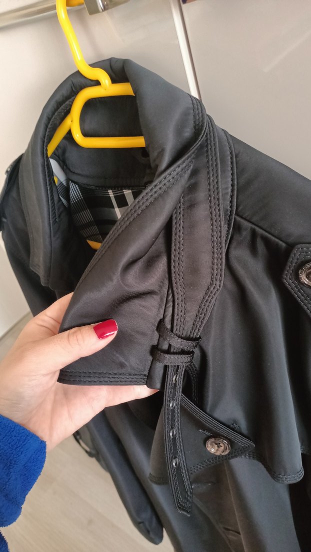 Gri Erkek Midi Boy Düğmeli Trençkot - Görsel 5