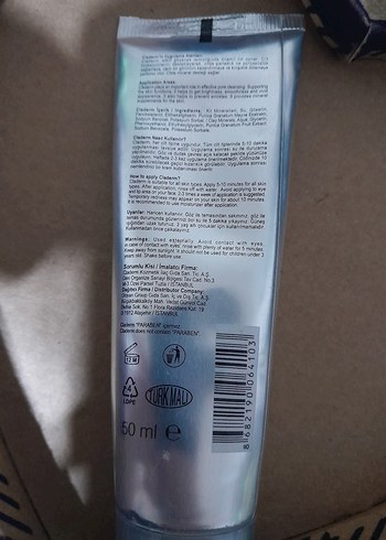 Claderm Nar Özlü Arındırıcı Kil Maskesi 50 ml - Görsel 2