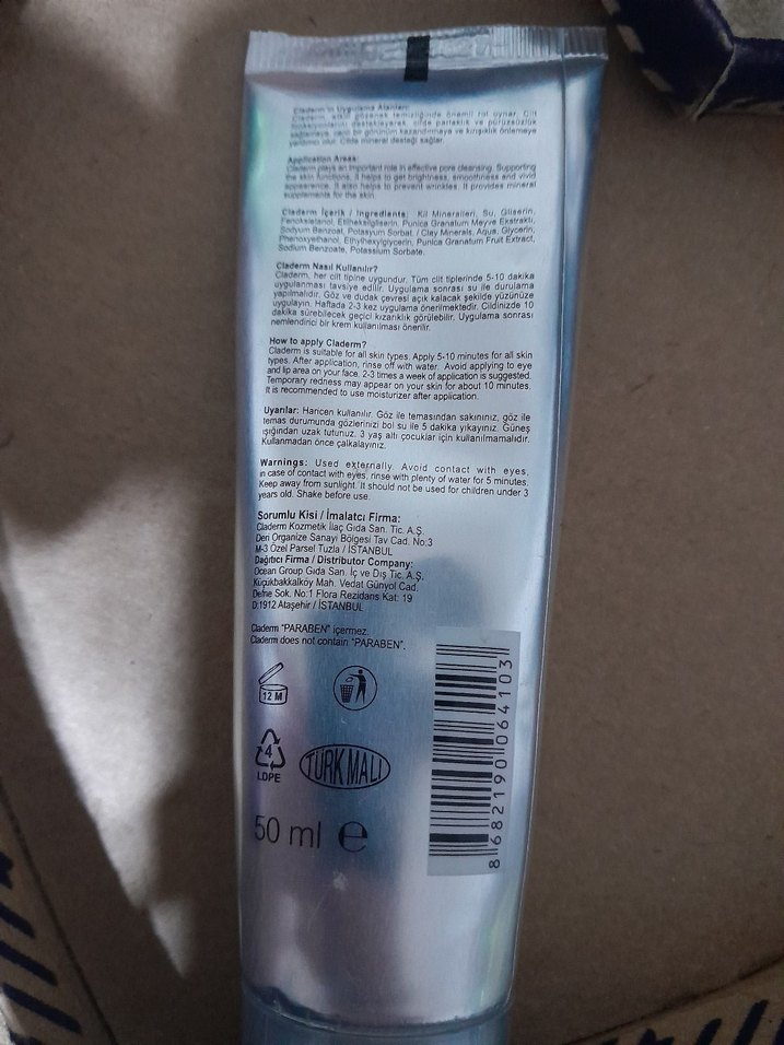 Claderm Nar Özlü Arındırıcı Kil Maskesi 50 ml - Görsel 2