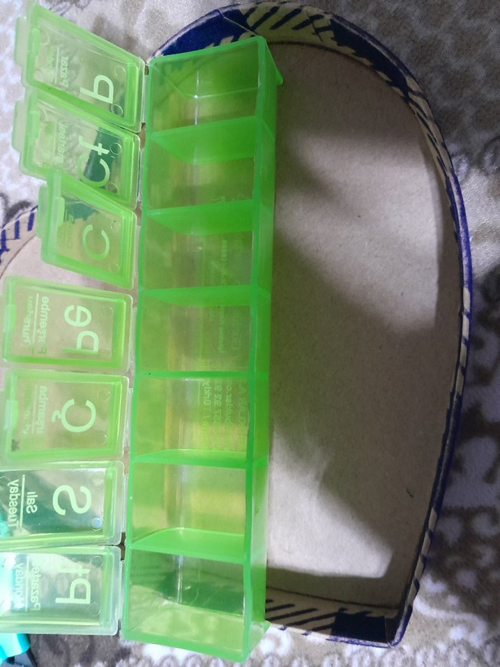 Haftalık Yeşil hap Kutusu - Görsel 2