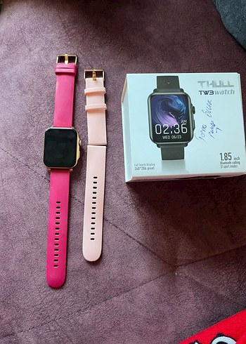 Pembe Twawatch Akıllı Saat 1.85 inç - Görsel 2