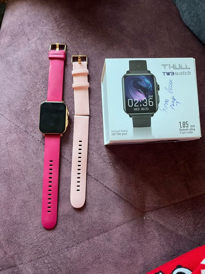 Pembe Twawatch Akıllı Saat 1.85 inç - Görsel 2