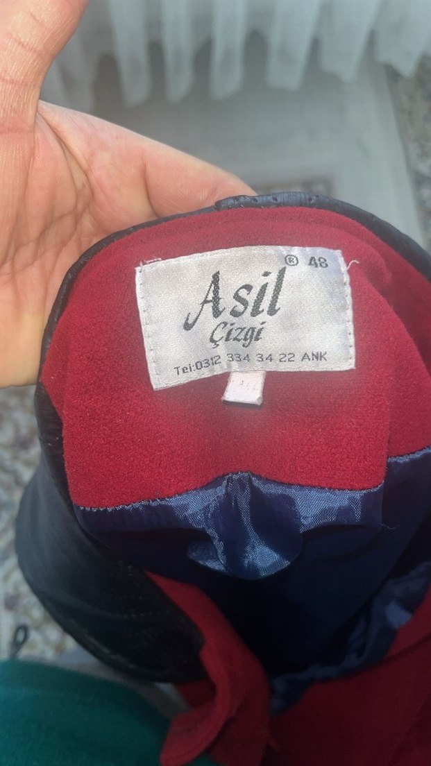 Bordo Uzun Kadın  Kaban - Görsel 2