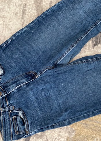 Topshop Koyu Mavi Denim Jean