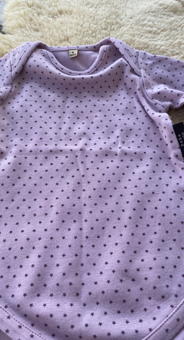 Uzun Kollu Mor Bebek Body - Görsel 2