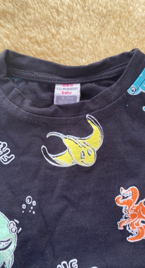 Çocuk Baskılı Kısa Kollu Pijama Takımı - Görsel 2