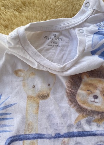 Mavi Bohem Desenli Bebek Tulum - Görsel 2