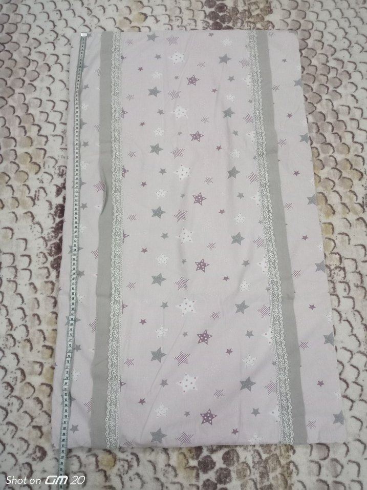 Pembe Yıldız Desenli Bebek Uyku Minderi - Görsel 5