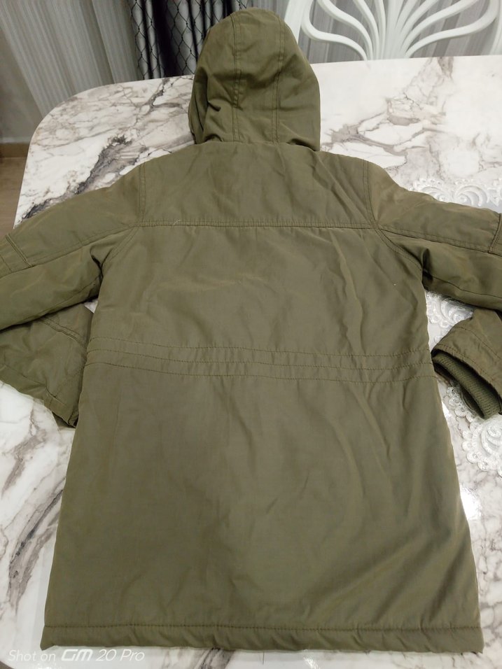 Kürk Detaylı Kapüşonlu Erkek Mont - Görsel 5