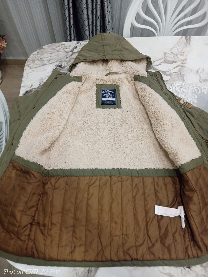 Kürk Detaylı Kapüşonlu Erkek Mont - Görsel 2