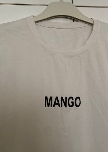 Mango Beyaz Kadın Pamuk Tişört - Görsel 2