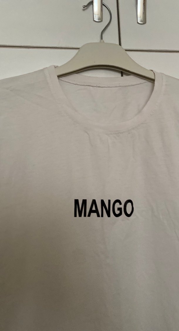 Mango Beyaz Kadın Pamuk Tişört - Görsel 2