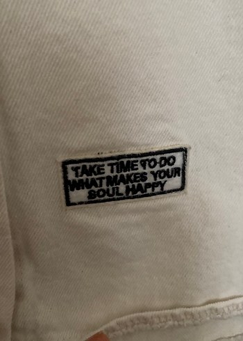 Bej Düğmeli Uzun Kollu Keten Gömlek - Görsel 5