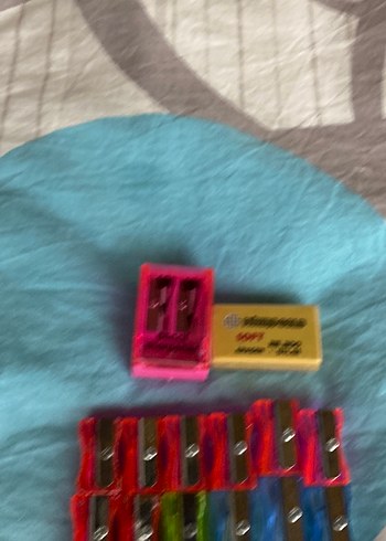 21 tane  Kalemtraş ve 1 Silgi Seti - Görsel 2