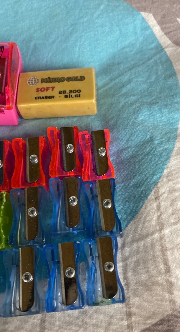 21 tane  Kalemtraş ve 1 Silgi Seti - Görsel 3