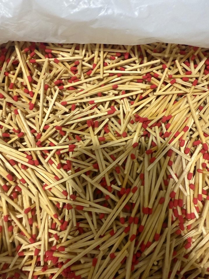 Kibrit çöpü 46 mm 100 adet fit - Görsel 3