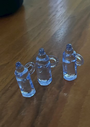 Mavi Bebek Biberonları minyatür 5 adet - Görsel 2