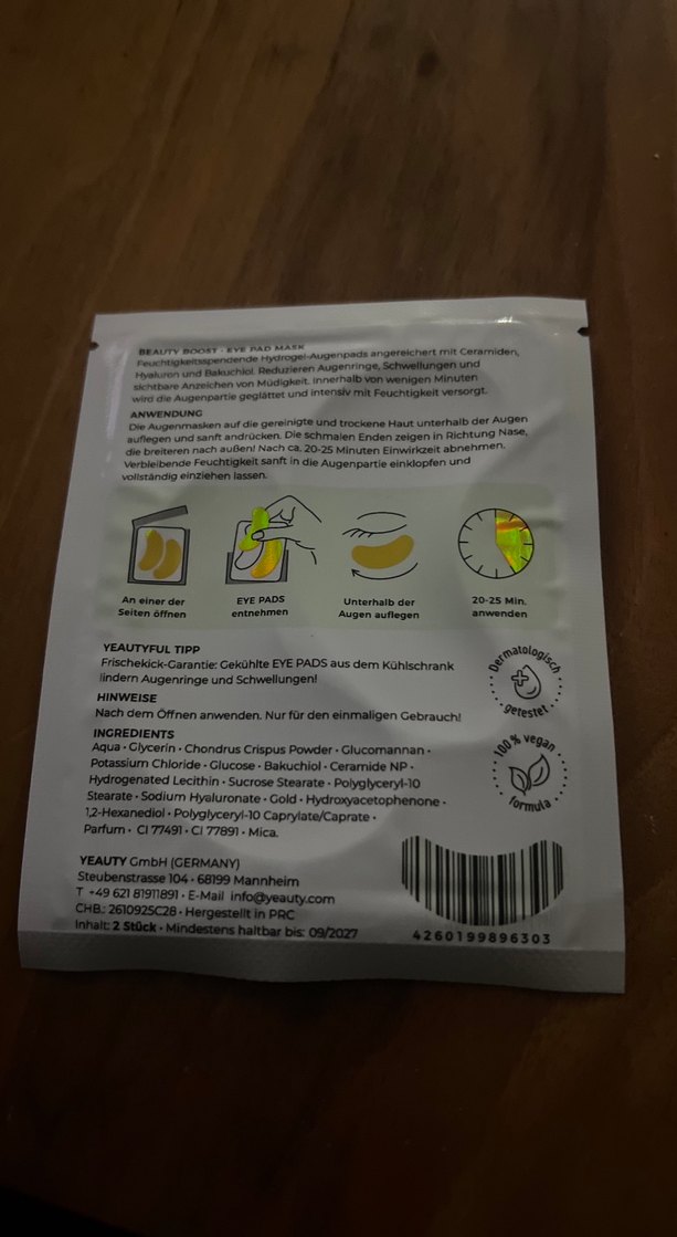 Beautyboost Kadın Göz Altı Maskesi - Görsel 2