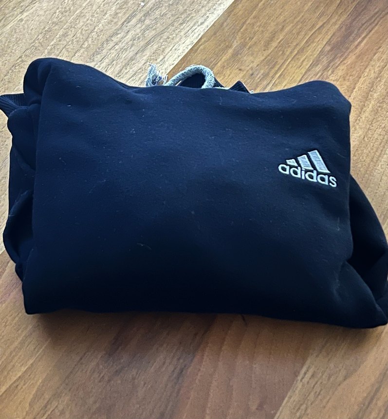 Adidas Kapüşonlu Erkek Sweatshirt Gri - Görsel 3