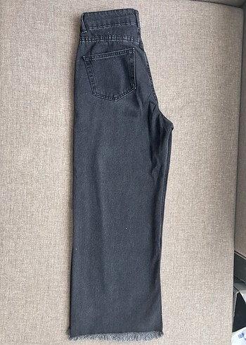 Gri Midi Boyfriend Kot Pantolon - Görsel 5