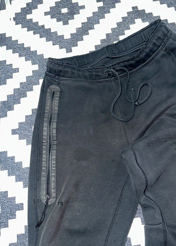 Nike Siyah Fermuarlı Cep Detaylı Eşofman Altı - Görsel 4