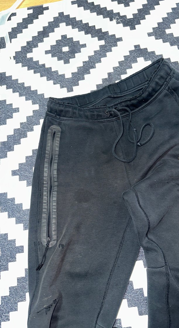 Nike Siyah Fermuarlı Cep Detaylı Eşofman Altı - Görsel 4