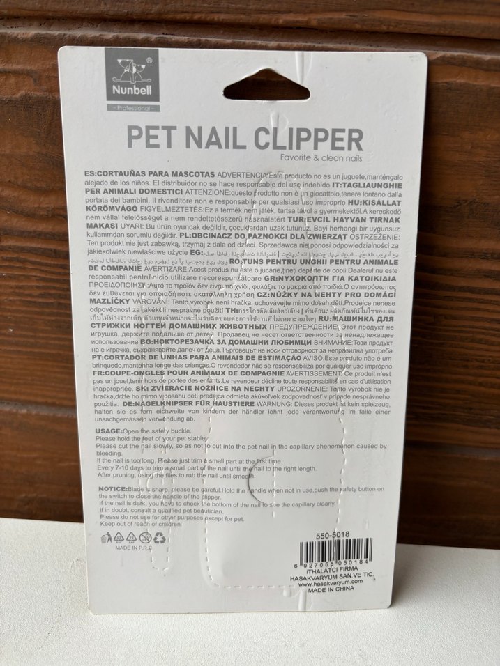 Kedi Köpek Tırnak Makası Törpü Seti - Görsel 2