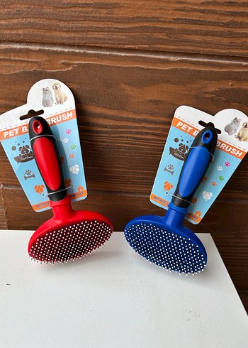 Silikon Uçlu Kedi Köpek Tarağı - Görsel 3