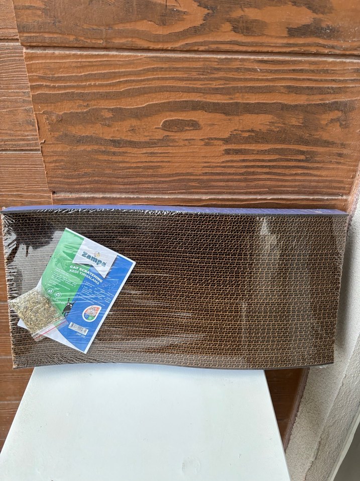 Kedi Tırmalama Kartonu | Kedi Nanesi Hediyeli - Görsel 5