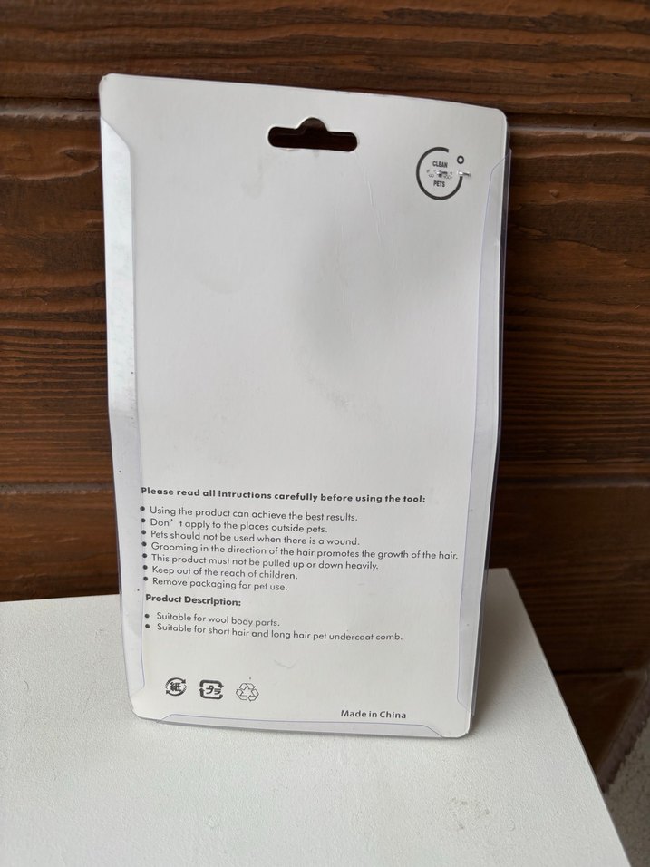 Premium Basmalı Kedi Köpek Tarağı - Görsel 4