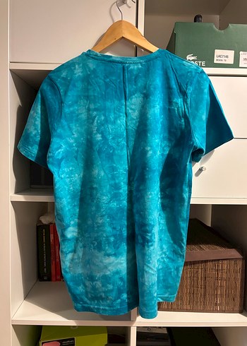 Turkuaz Biker Baskılı Erkek Tişört - Görsel 2