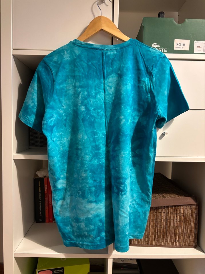 Turkuaz Biker Baskılı Erkek Tişört - Görsel 2