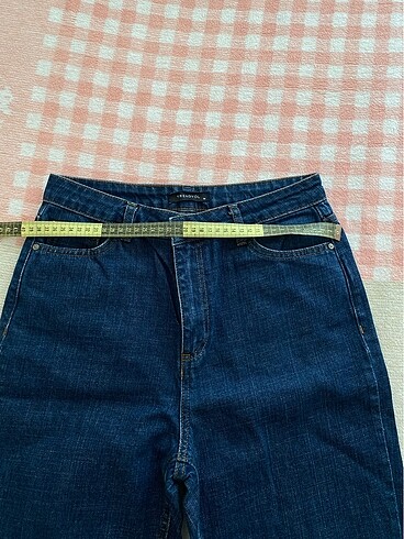 m Beden Lacivert mom jean