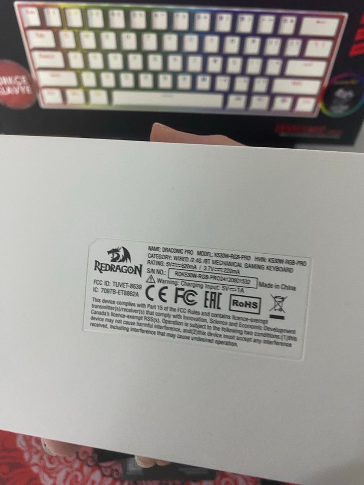 Redragon k530 Pro brown switch - Görsel 5