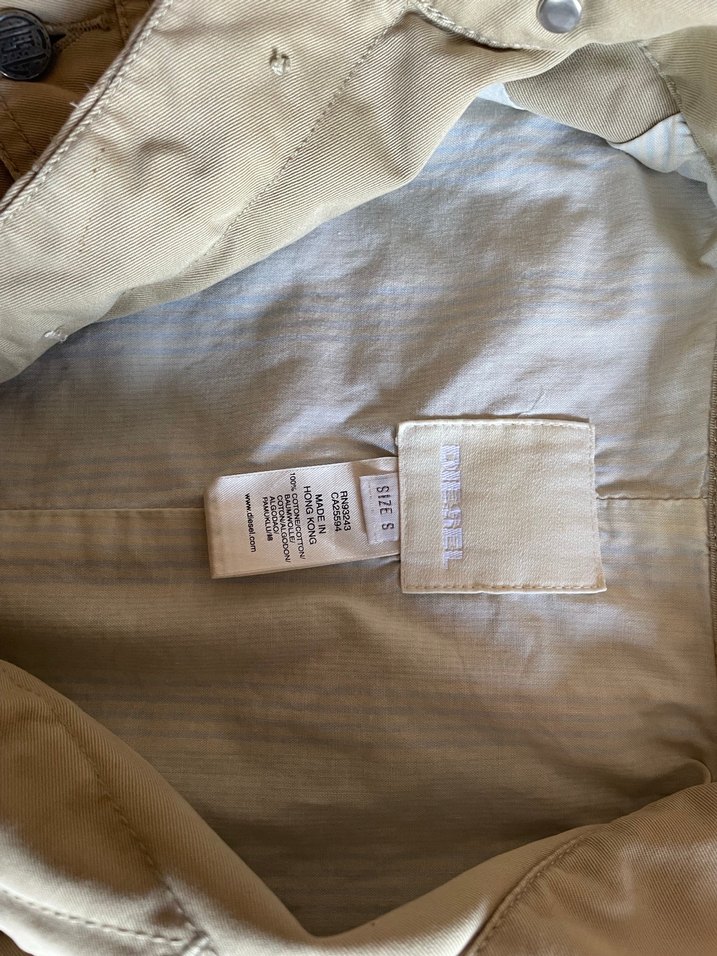 DIESEL vucuda oturan vintage ceket - Görsel 2