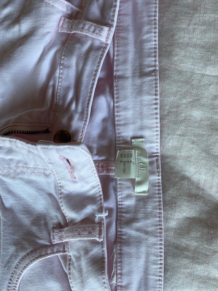 Toz pembe  Mini Kadın Şort - Görsel 2