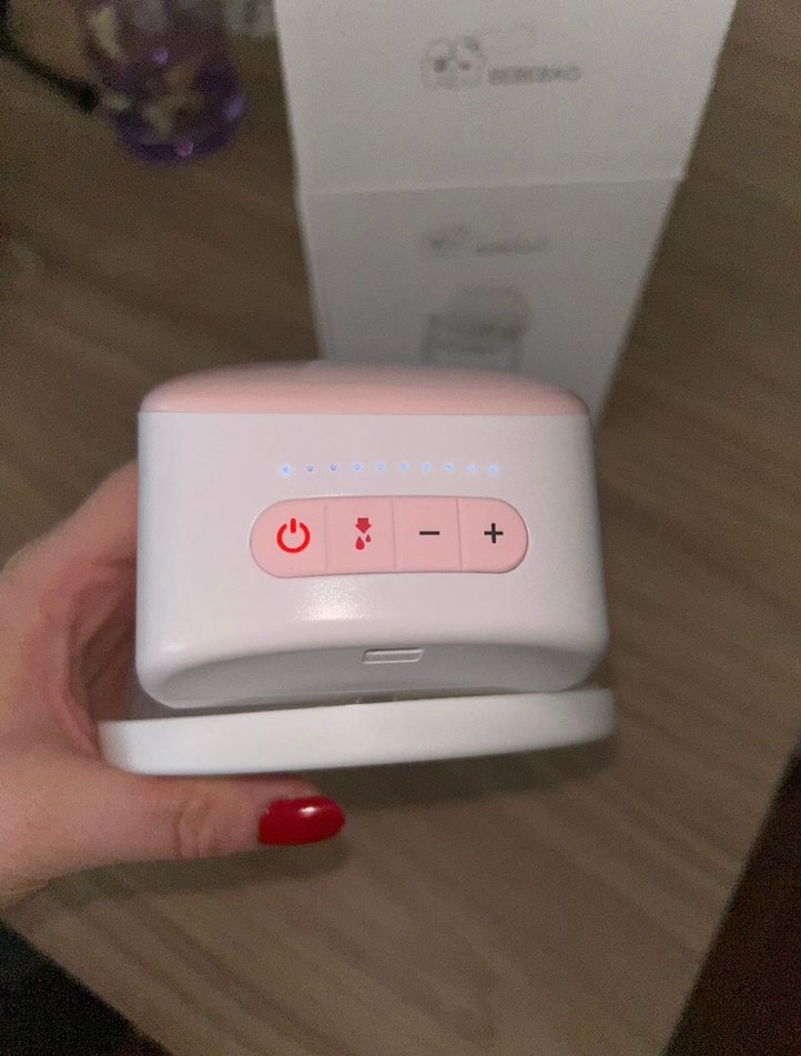 Bebebao Beyaz Gri Göğüs Pompası Seti - Görsel 2