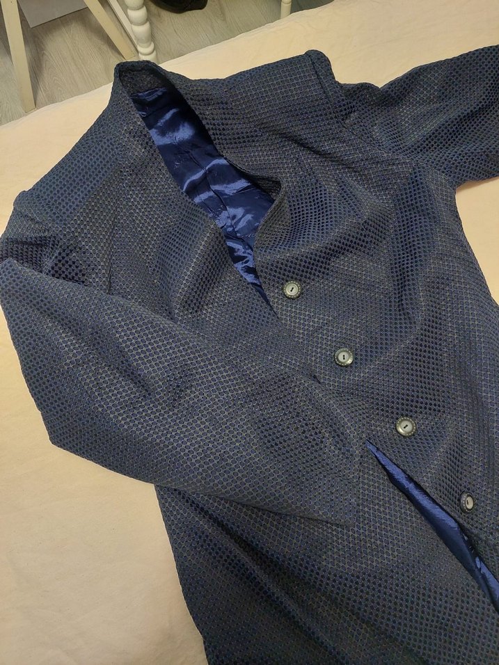 Mavi Renk Pardesü - Görsel 2