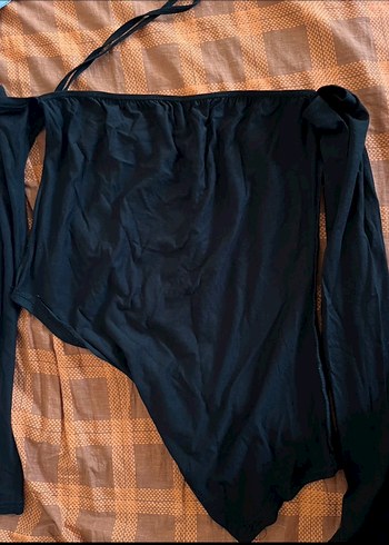 Siyah Drapeli Kadın bluz - Görsel 2