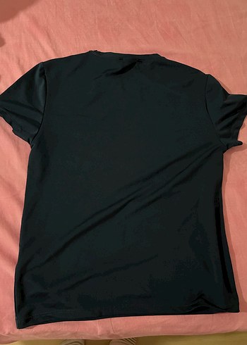 Kadın koyu lacivert Kısa Kollu Bisiklet Yaka Tişört - Görsel 2